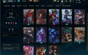 Prata 2 com 40 Champs e 13 Skins