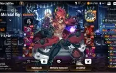 Conta Top de Epic Seven, End Game 10 ML 5* 2 anos de jogo