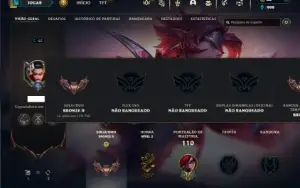 Bronze 2 com 50 Champs e 13 Skins