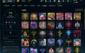 Bronze 2 com 50 Champs e 13 Skins