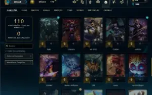 Bronze 2 com 50 Champs e 13 Skins