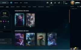 Conta league of legends 86 champs ,28 skins !