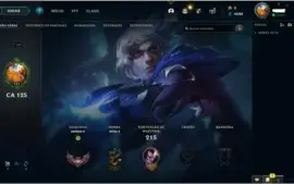Conta league of legends 86 champs ,28 skins !