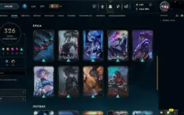 Conta LoL LvL 714, 326 skins, 428 ícones, todos os champions