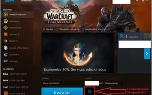 WoW (SL) Conta com Brutossauro / Diablo 3 (RoS) / Warcraft 3