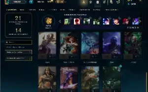 Bronze 4 com 25 Champs e 3 Skins