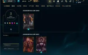 Bronze 4 com 25 Champs e 3 Skins