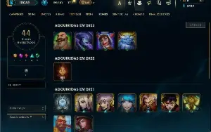 Bronze 4 com 25 Champs e 3 Skins