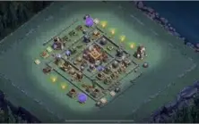 Clash of Clans CV13 Bem upada - muros full cv 12