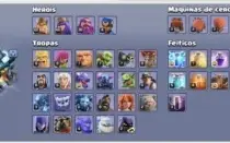 Clash of Clans CV13 Bem upada - muros full cv 12