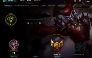 Conta lol gold 4 Barata