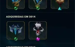 conta rara lol, skins icones sentinelas raros e com elo alto