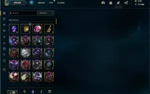 conta rara lol, skins icones sentinelas raros e com elo alto