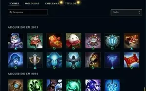 conta rara lol, skins icones sentinelas raros e com elo alto