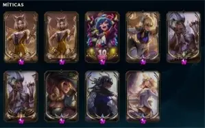 💎 CONTA MONO AHRI COM TODAS SKINS~CROMAS~BORDAS~ICONES 💎