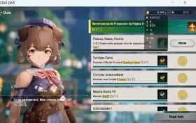 Mongil Star Dive (Global) Esther (opicional) / Flare / Jiwon