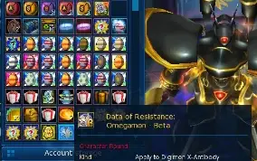 Nadmo Server Omegamon Conta Mid Game Com 2 Sss+ Legit