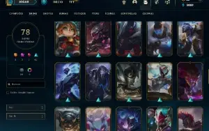 Fullacesso - Conta De 2017 - 78 Skins - Level 312 - 154 Camp