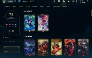Fullacesso - Conta De 2017 - 78 Skins - Level 312 - 154 Camp