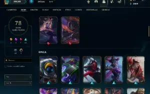 Fullacesso - Conta De 2017 - 78 Skins - Level 312 - 154 Camp