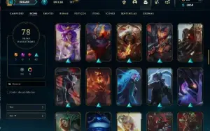 Fullacesso - Conta De 2017 - 78 Skins - Level 312 - 154 Camp