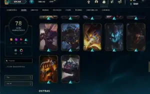 Fullacesso - Conta De 2017 - 78 Skins - Level 312 - 154 Camp
