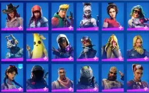 Conta Fortnite com mais de 100 skins