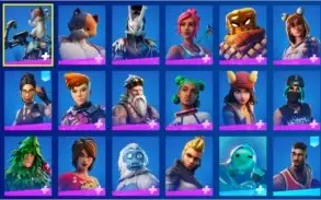 Conta Fortnite com mais de 100 skins