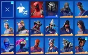 Conta Fortnite com mais de 100 skins