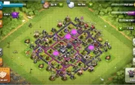 CONTA CLASH OF CLANS NIVEL 74