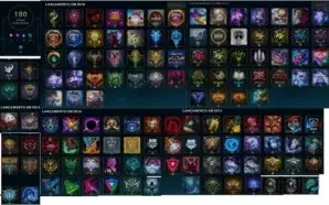 Conta LOL Plat5 todos os champions e 83 skins