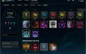 Conta League of Legends Gold 4