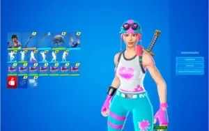 Conta de Fortnite SUPER MEGA RARA Renegad Raider Galaxy