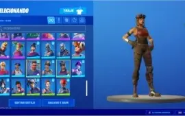 Conta de Fortnite SUPER MEGA RARA Renegad Raider Galaxy