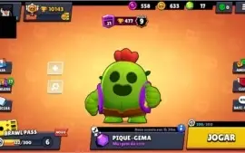 BRAWL STARS NVL 96, 10.000 TROFÉIS, 1 LENDARIO, COM 3 NV 10!