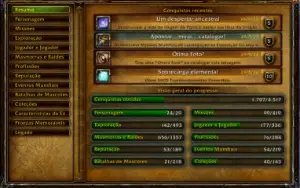 Conta WoW Dragonflight - 263 montarias - 15k de conquitas