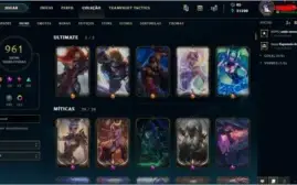 CONTA COM TODAS SKINS COMPRADAS NA LOJA