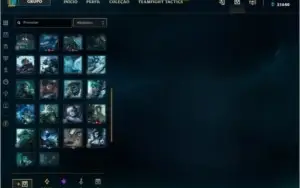 CONTA COM TODAS SKINS COMPRADAS NA LOJA