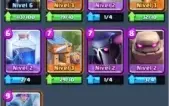 Clash Royale Arena 8 com uma lendária que é dragão infernal