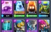 Clash Royale Arena 8 com uma lendária que é dragão infernal
