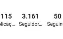 Instagram com 3k de seguidores