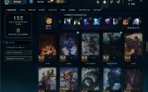 Prata 3 com 65 Champs e 17 Skins ( MAIN TOP )