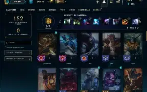 Prata 3 com 65 Champs e 17 Skins ( MAIN TOP )