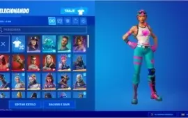 Conta fortnite com algumas skins raras e top no swt
