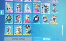 Conta de fortnite: skins antigas, picaretas tryhard, e mias