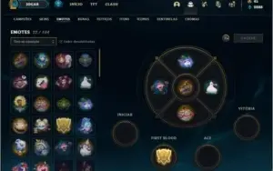Conta platina 3 com 9 skins e 39 champs