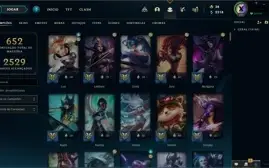CONTA LEAGUE OF LEGENDS, UNRANKED, 488 SKINS.