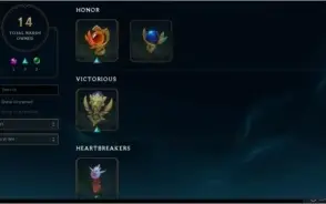 Vendo  acc do lol Total  108 champs 18419 EA LV 136 53 SKINS