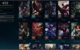 Vendo  acc do lol Total  108 champs 18419 EA LV 136 53 SKINS