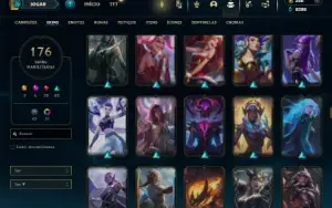Esmeralda 3 com 105 Champs e 175 Skins + 100 Espolios